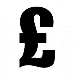 what does p mean in money|Pound sign .